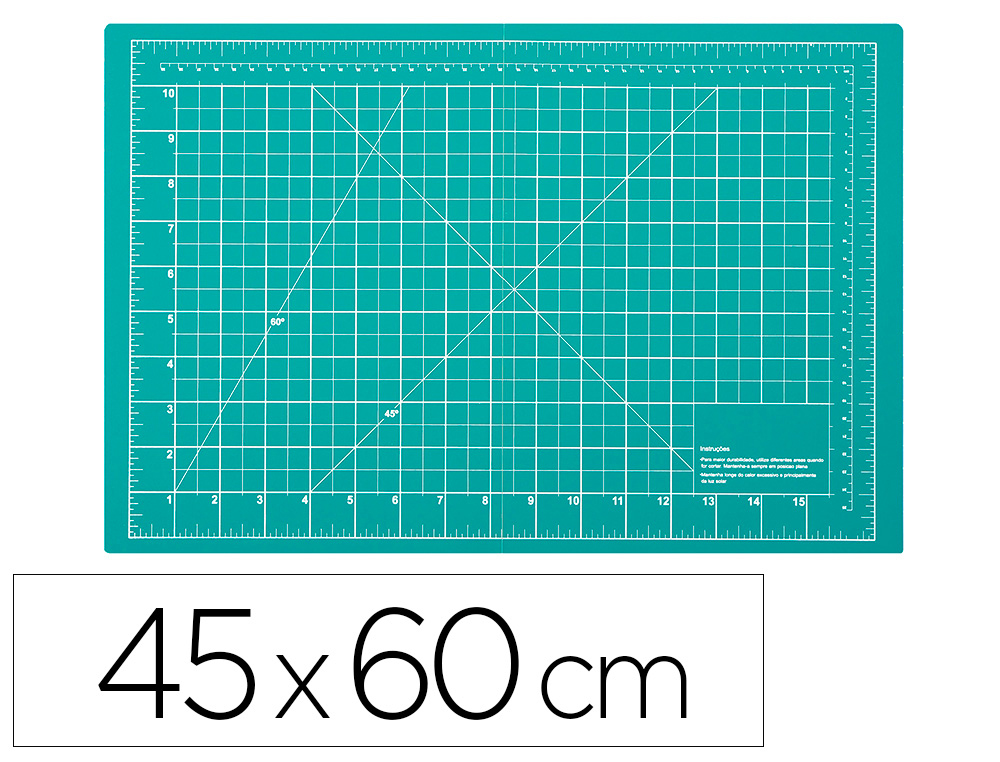 PLANCHA PARA CORTE LIDERPAPEL DIN A2 3MM GROSOR COLOR VERDE CLARO