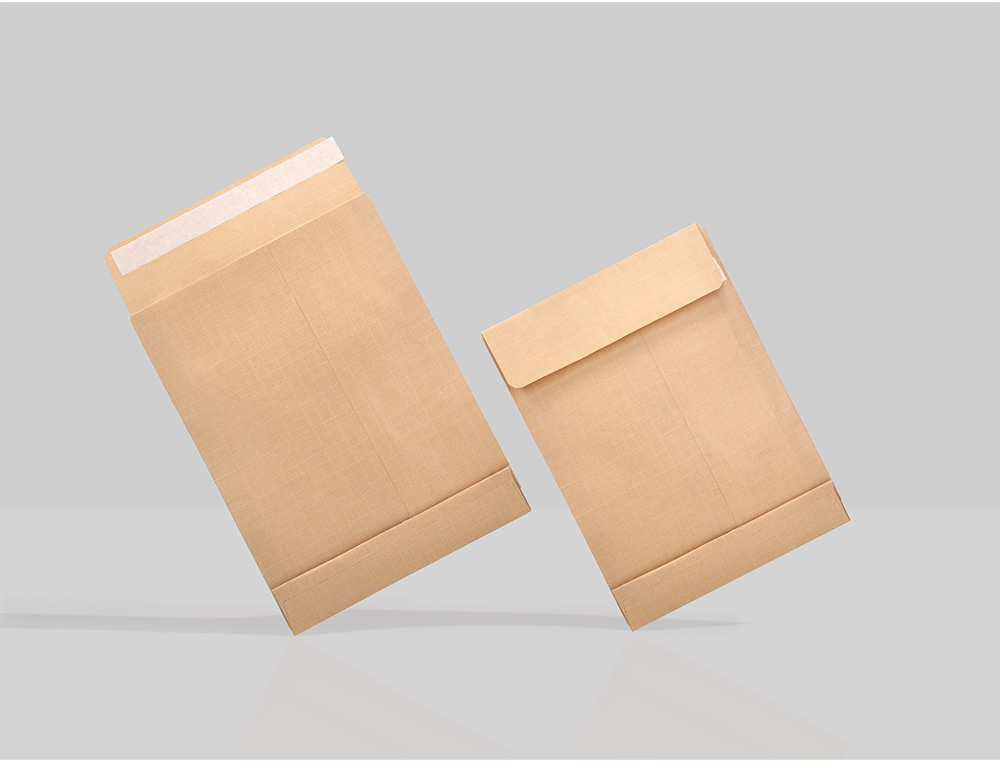 SOBRE LIDERPAPEL BOLSA ARMADO KRAFT ENVIO SEGURIDAD 260X360 MM SOLAPA TIRA DE SILICONA 120 GR CAJA DE 100 UNIDADES