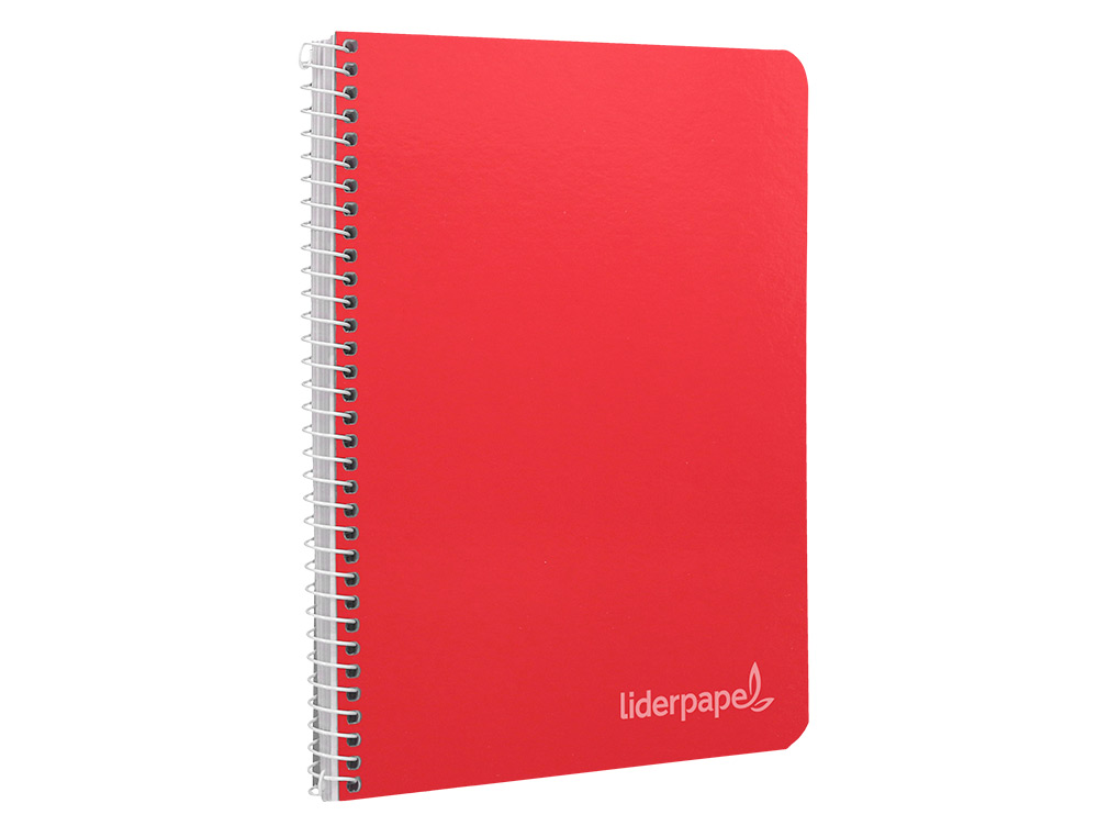 CUADERNO ESPIRAL LIDERPAPEL CUARTO WITTY TAPA DURA 80H 75GR RAYADO MONTESSORI 5 MM COLORES SURTIDOS
