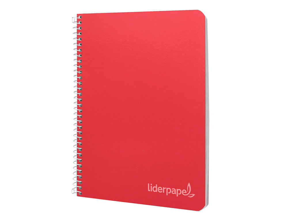 CUADERNO ESPIRAL LIDERPAPEL CUARTO WITTY TAPA DURA 80H 75GR RAYADO MONTESSORI 5 MM COLORES SURTIDOS