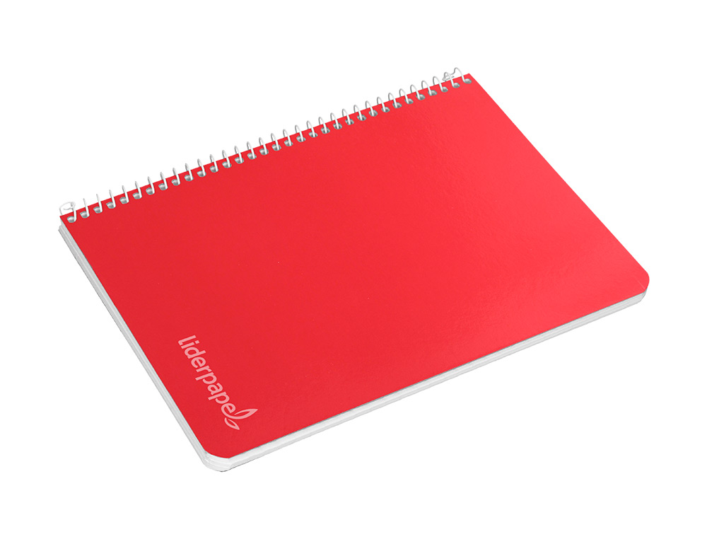 CUADERNO ESPIRAL LIDERPAPEL CUARTO WITTY TAPA DURA 80H 75GR RAYADO MONTESSORI 5 MM COLORES SURTIDOS