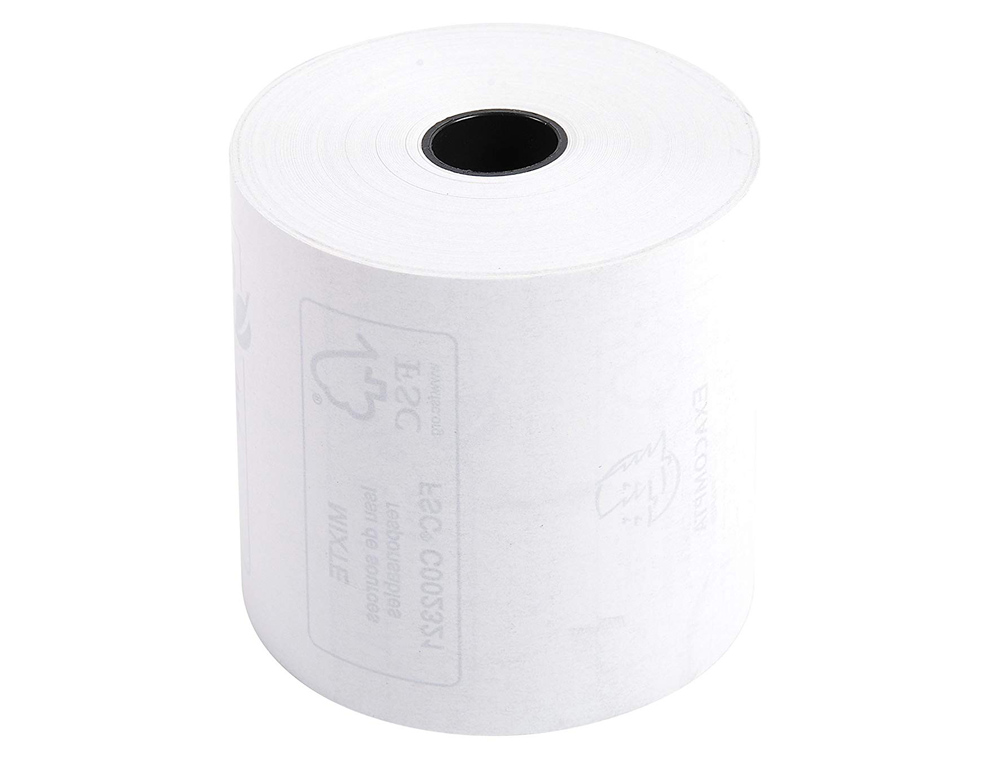 ROLLO SUMADORA EXACOMPTA TERMICO 57 MM X 60 MM 55 G/M2 SIN BISFENOL A