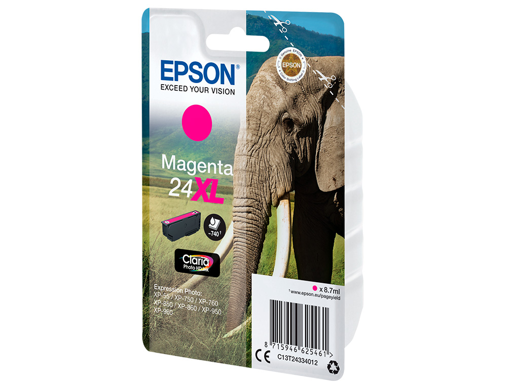 INK-JET EPSON CLARIA PHOTO HD INK MAGENTA 24XL