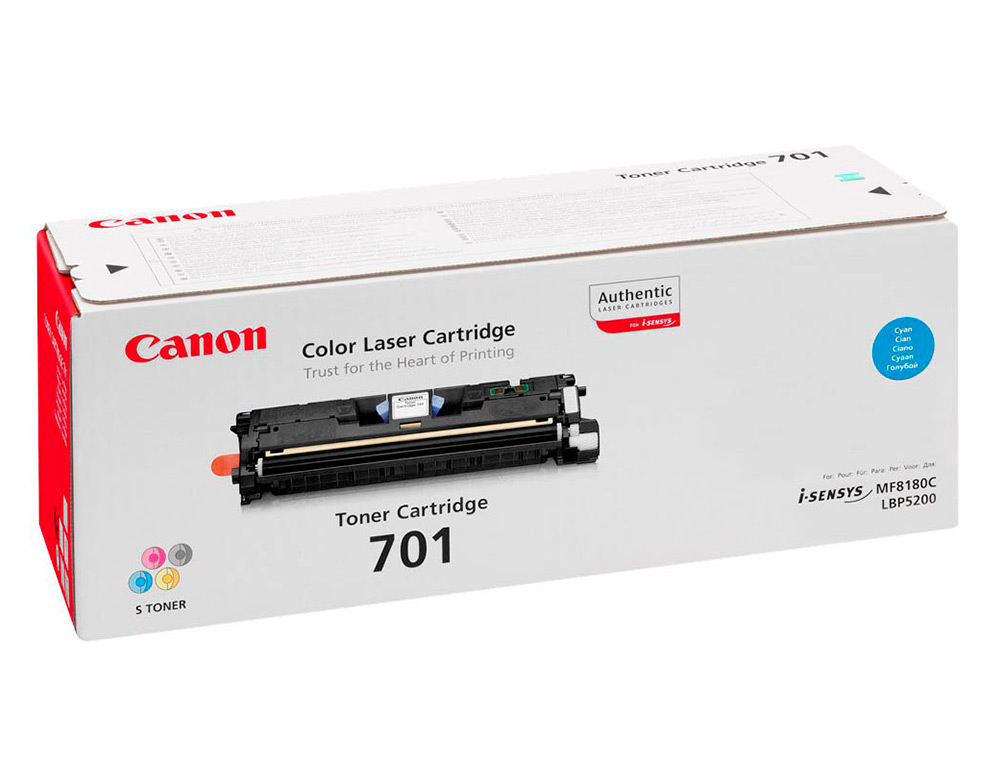 TONER CANON 701CH LBP5200 MF8100 MF8180 CIAN
