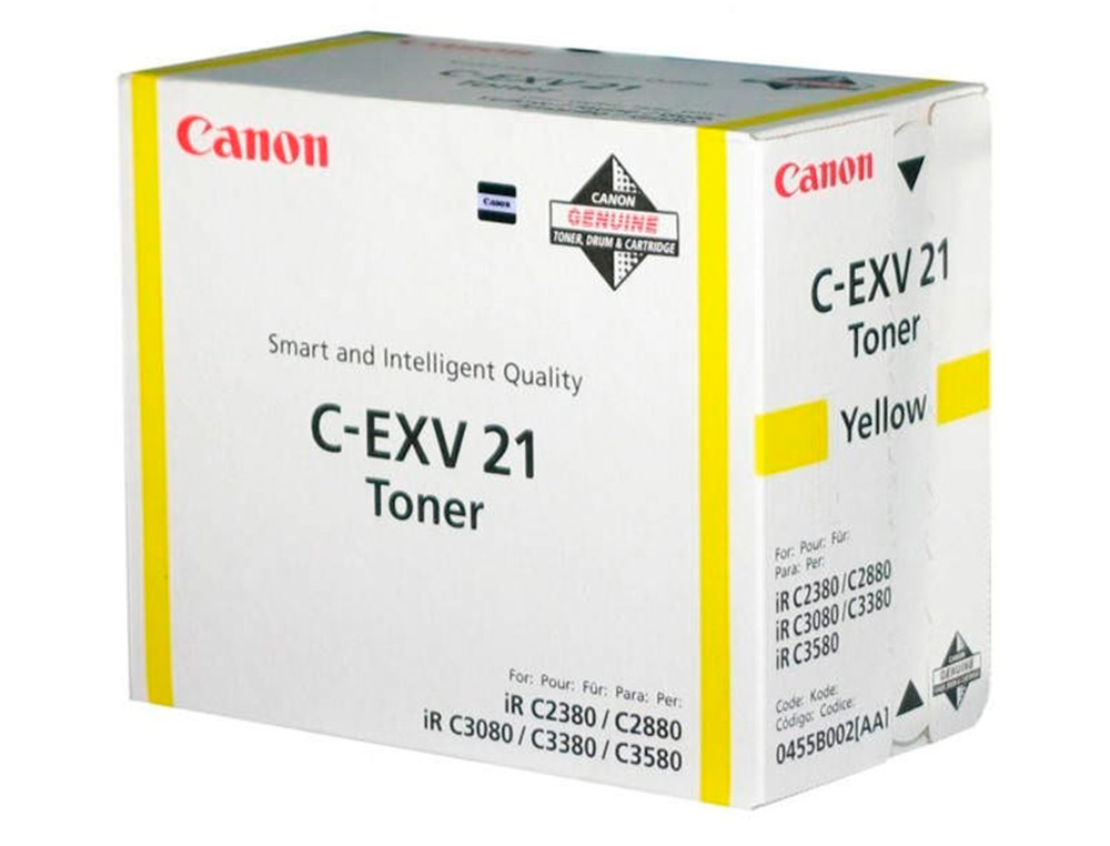 TONER CANON EXV21Y IRC2380 IRC2880 AMARILLO