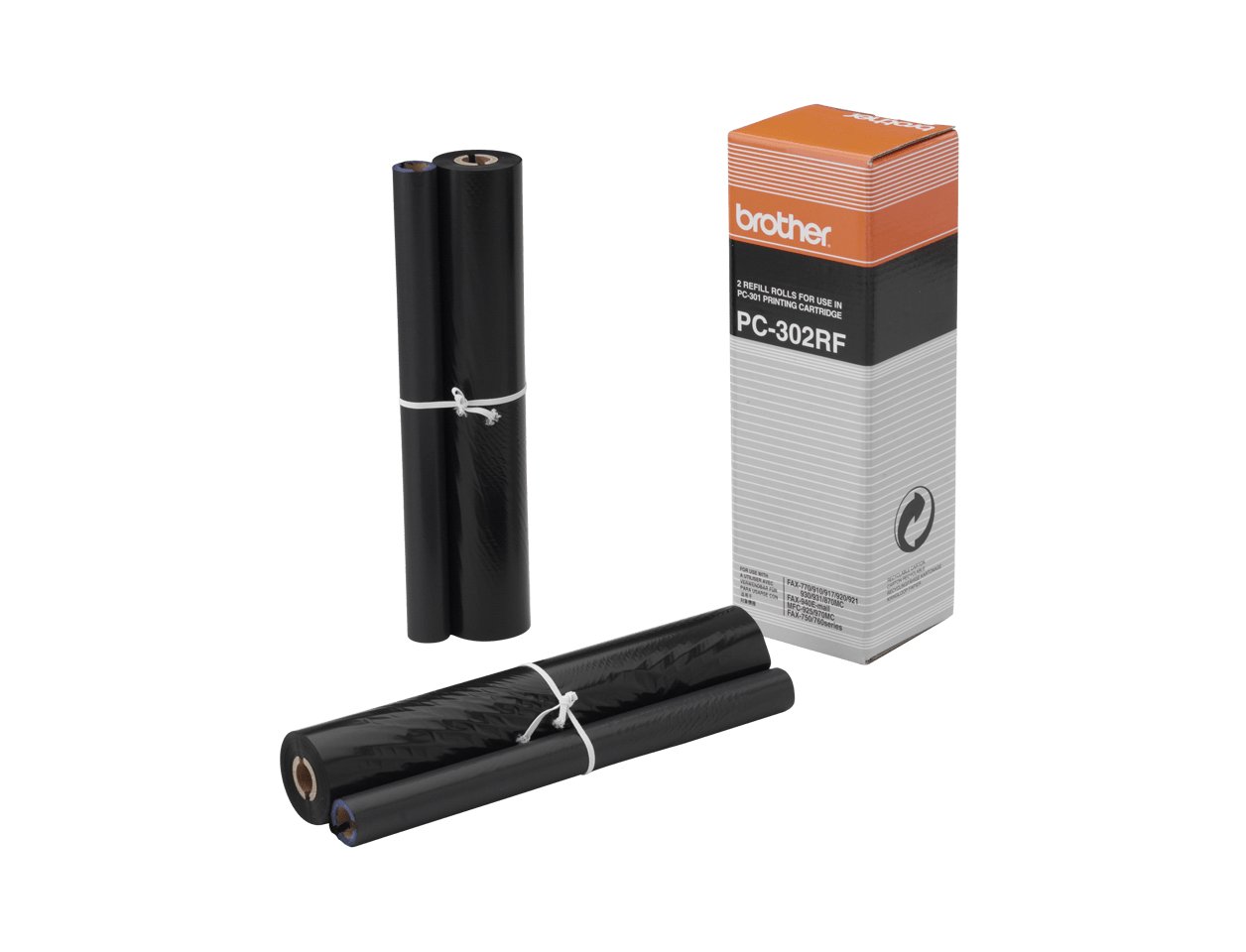 REPUESTO FAX BROTHER PC302RF DE TRANSFERENCIA TERMICA DURACION 235 PAGINAS PACK DE 2 UNIDADES