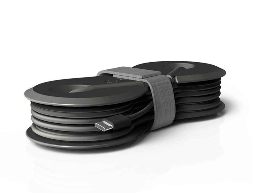 AURICULARES GROOVY CON MICROFONO Y ESTUCHE CONECTOR TIPO-C COLOR NEGRO