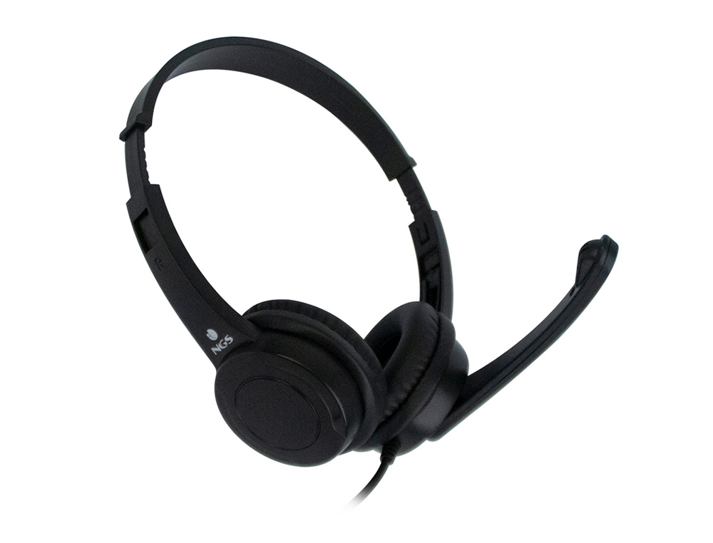 AURICULAR NGS VOX 505 MICROFONO Y CONTROL DE VOLUMEN DIADEMA AJUSTABLE