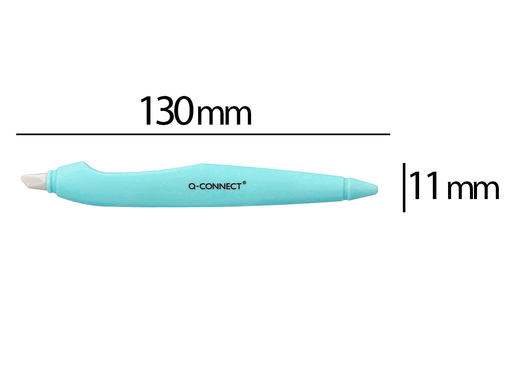 BISTURI Q-CONNECT PLASTICO PARA CORTAR PAPEL CUCHILLA CERAMICA XD-119 BLISTER 1 UNIDAD
