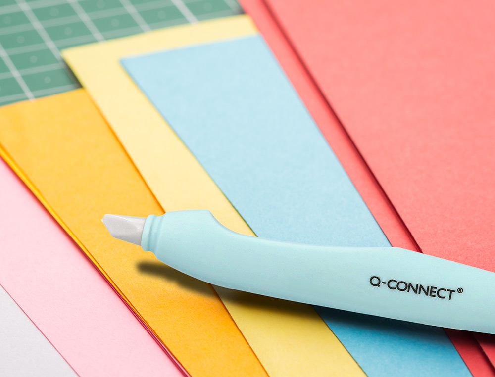 BISTURI Q-CONNECT PLASTICO PARA CORTAR PAPEL CUCHILLA CERAMICA XD-119 BLISTER 1 UNIDAD