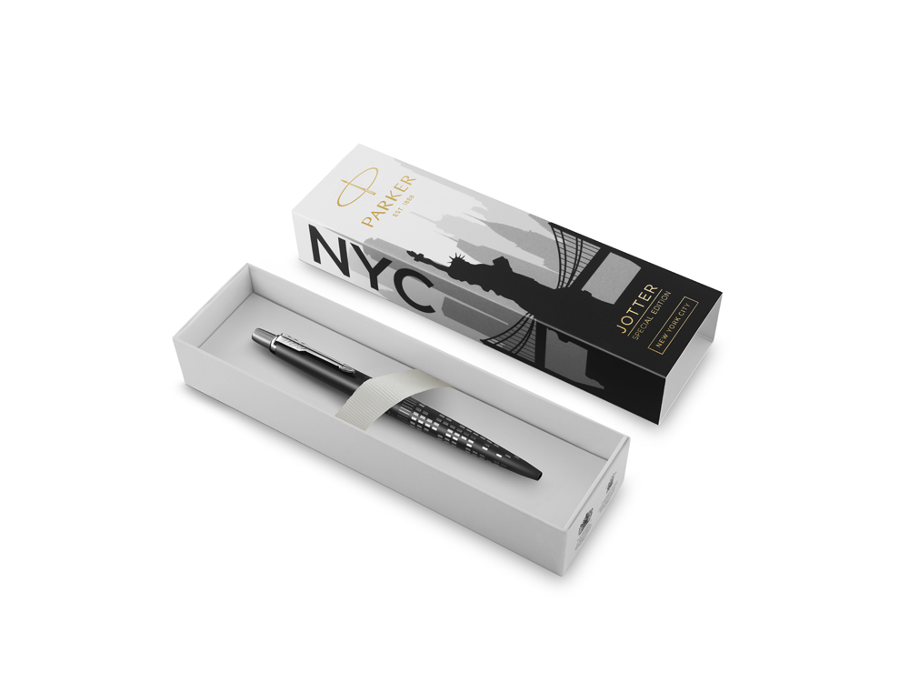 BOLIGRAFO PARKER JOTTER AROUND THE WORLD NUEVA YORK NEGRO