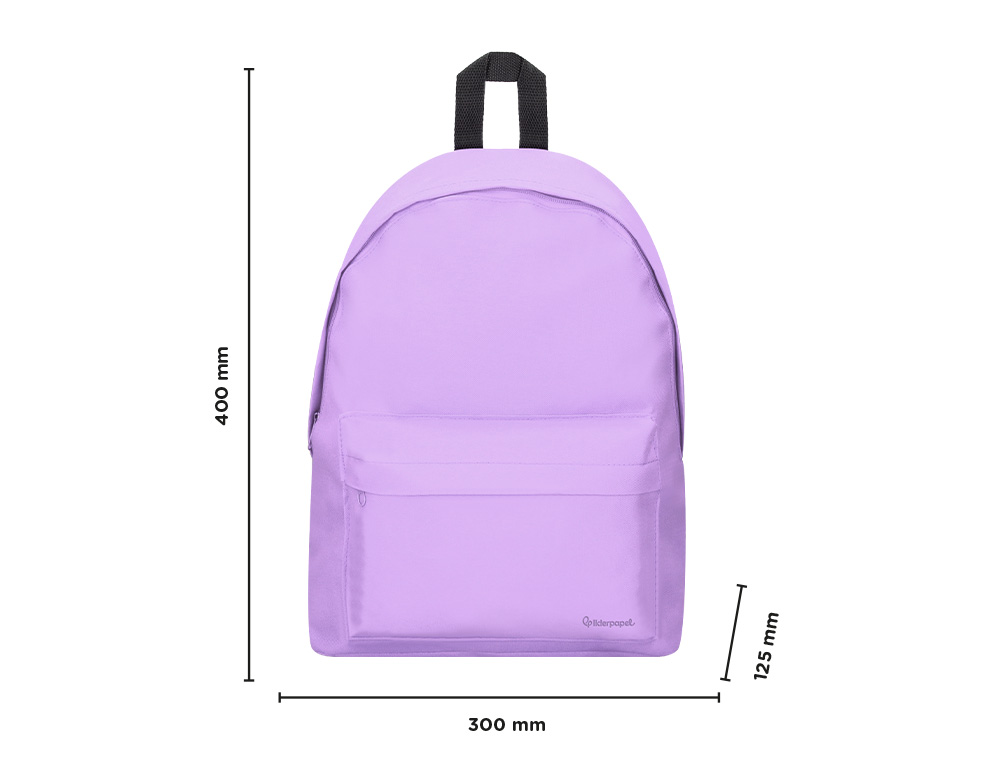 MOCHILA LIDERPAPEL START 1 COMPARTIMENTO MORADO 10 L 400X125X300 MM