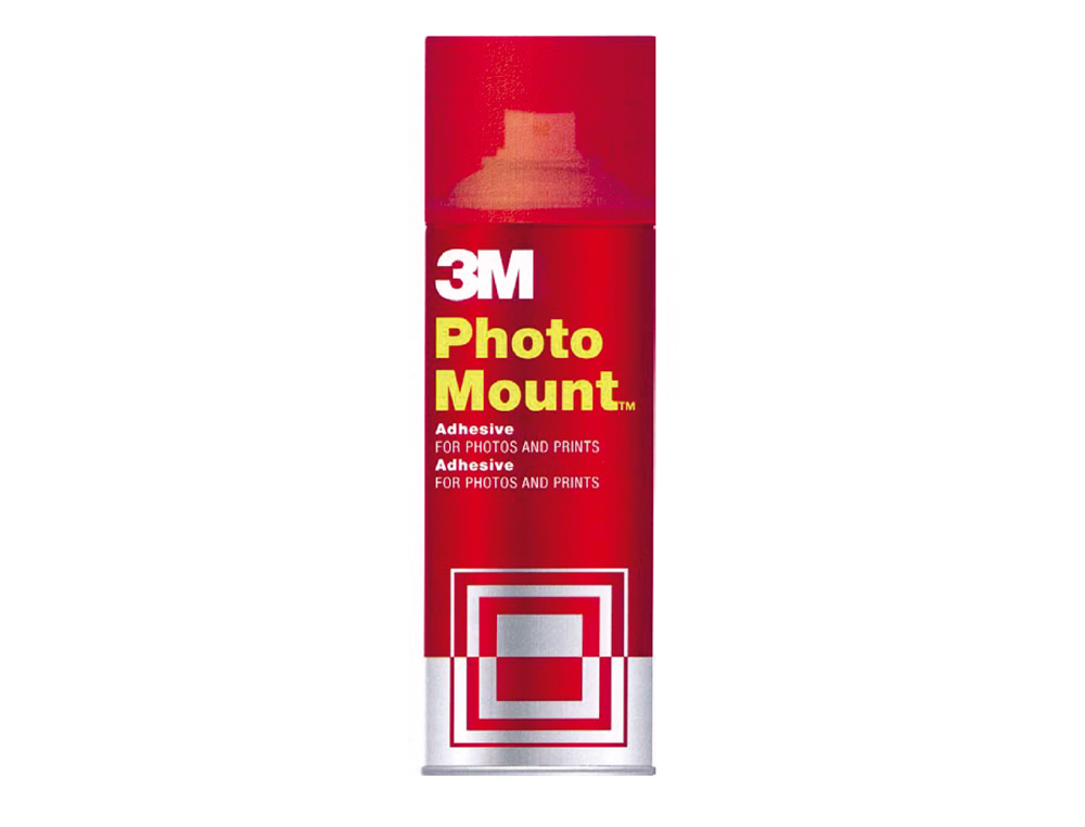 PEGAMENTO 3M SPRAY PHOTO MOUNT ADHESIVO PERMANENTE BOTE DE 400 ML