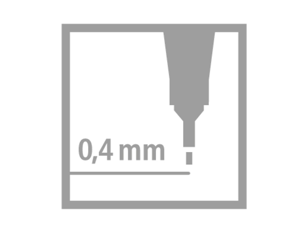 ROTULADOR STABILO PUNTA DE FIB RA POINT 88 AZUL OSCURO PUNTA FINA 0,4MM