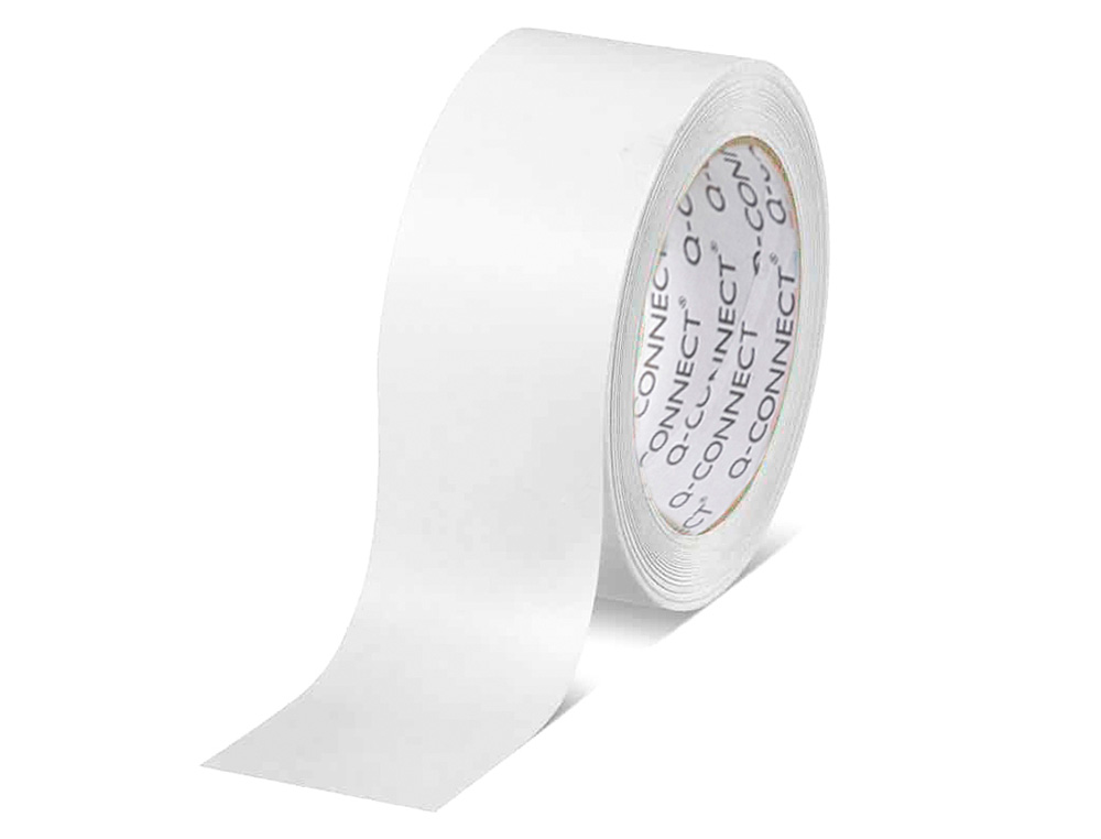 CINTA ADHESIVA Q-CONNECT POLIPROPILENO BLANCA 66 MT X 50 MM PARA EMBALAJE