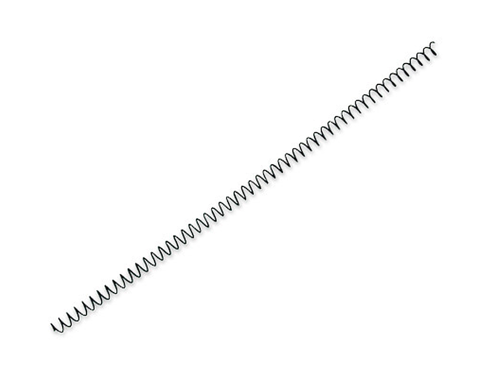 ESPIRAL METALICO YOSAN NEGRO PASO 56 4:1 10 MM CALIBRE 1,00 MM