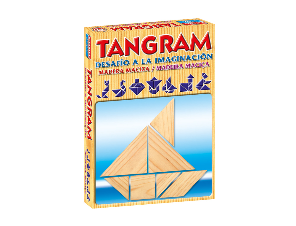 JUEGOS DE MESA FALOMIR TANGRAM DE MADERA