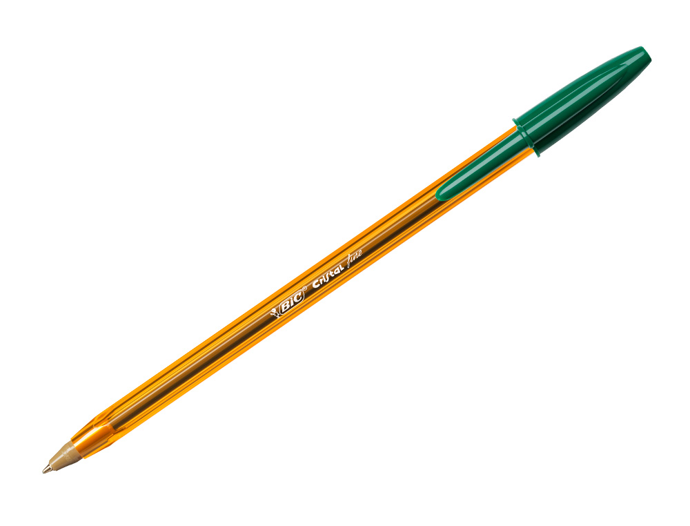 BOLIGRAFO BIC CRISTAL PUNTA FINA VERDE