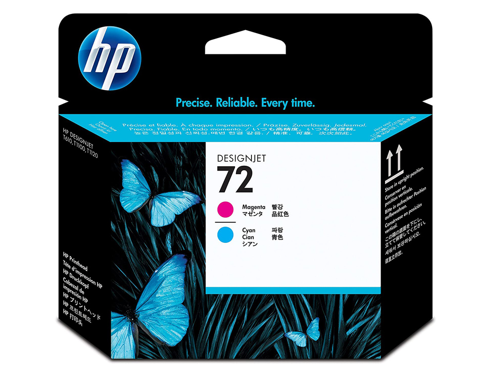 INK-JET HP 72 CABEZAL MAGENTA Y CIAN DESIGNJET T610/1100