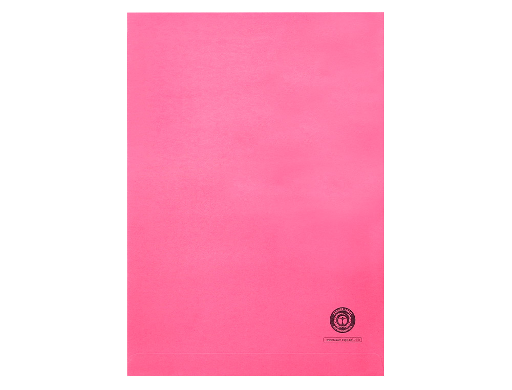 SUBCARPETA CARTULINA Q-CONNECT DIN A4 ROSA CON VENTANA TRANSPARENTE 120 G/M2