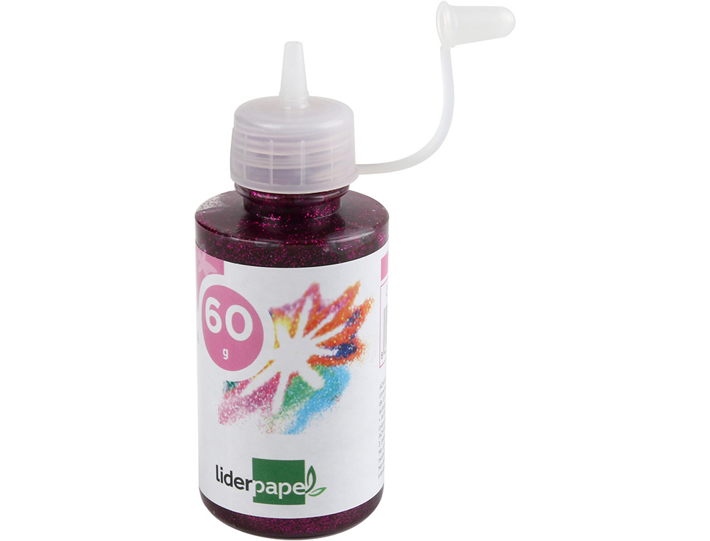 PURPURINA PEGAMENTO LIDERPAPEL FANTASIA COLORES METALICOS SURTIDOS BOTE DE 60 GR
