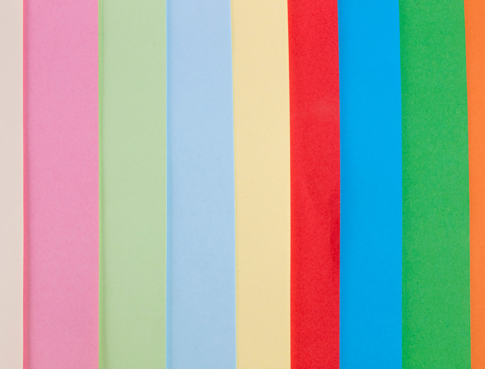 PAPEL COLOR LIDERPAPEL A3 80GR 10 COLORES SURTIDOS PAQUETE 100 HOJAS