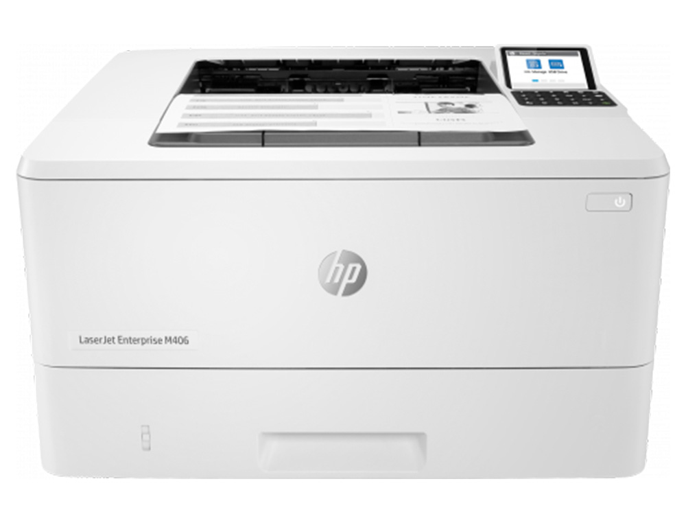 IMPRESORA HP LASERJET ENTERPRISE M406DN DUPLEX RED 40 PPM BANDEJA DE ENTRADA 100 HOJAS