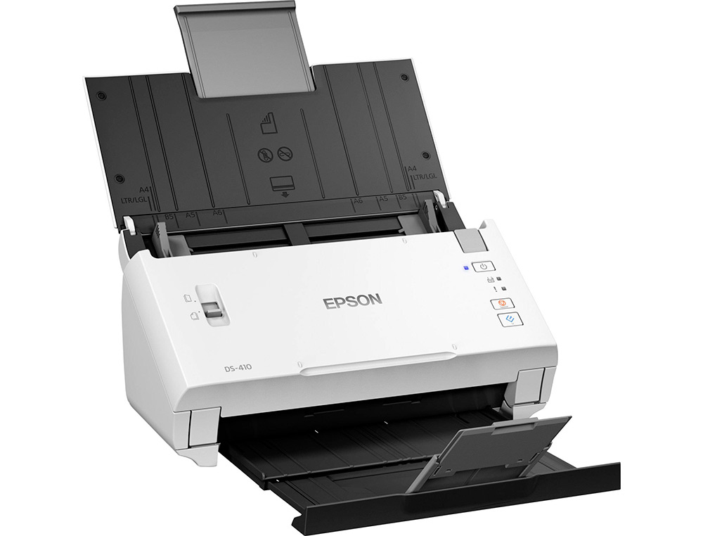 ESCANER EPSON DS-410 DOCUMENTAL WORKFORCE DIN A4 600X600 DPI VELOCIDAD 26 PPM USB 2.0