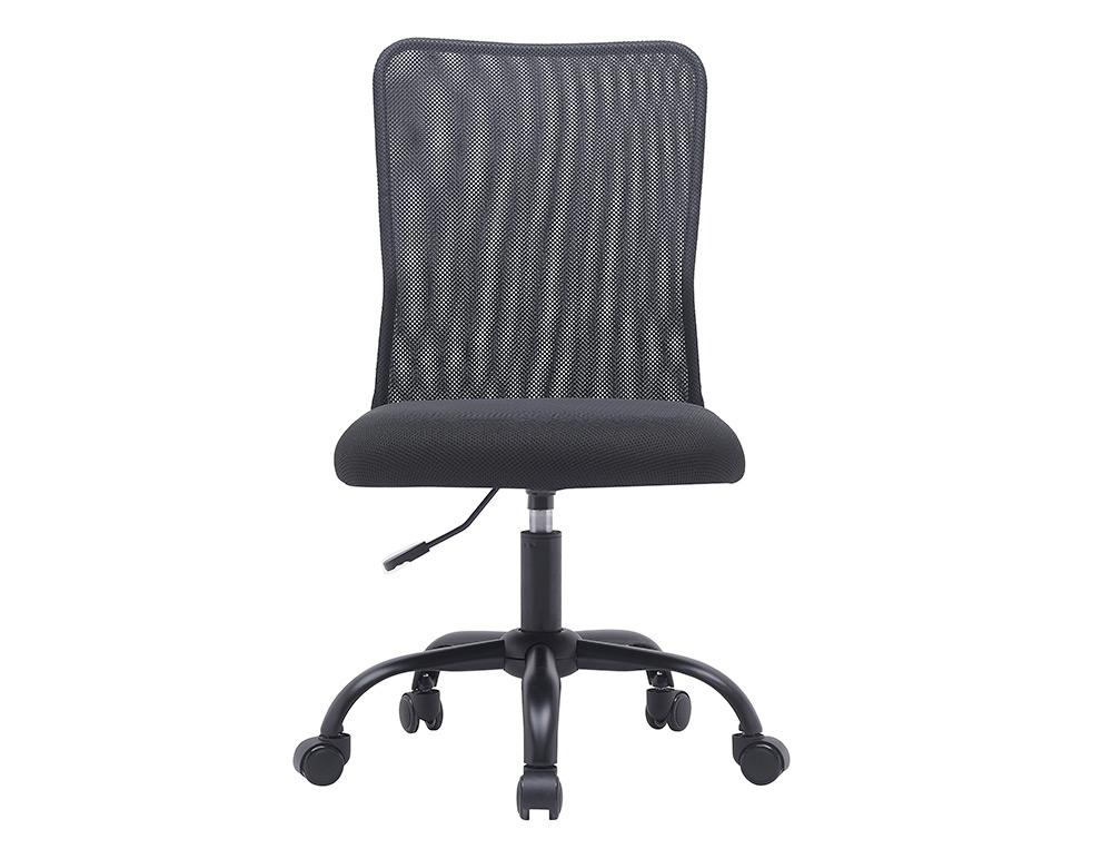 SILLA Q-CONNECT OFICINA PARMA MALLA SIN REPOSABRAZOS ALT MAX 990 ANC 480 PROF 590 COLOR NEGRO