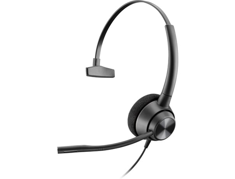 AURICULAR PLANTRONICS ENCORE PRO HW310 QD MONAURAL TIPO DIADEMA CON CABLE Y MICROFONO ANTIRUIDO CONEXION USB